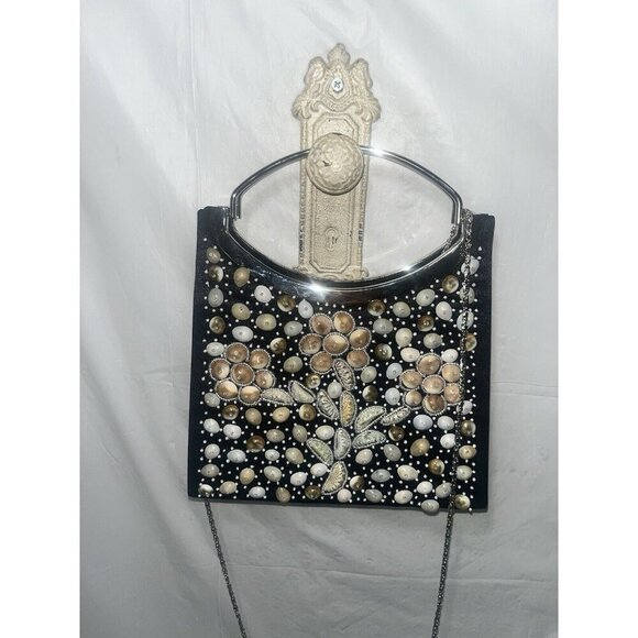 Timmy Woods Casha Beverly Hills Collection Seashell Handbag - Picture 5 of 16